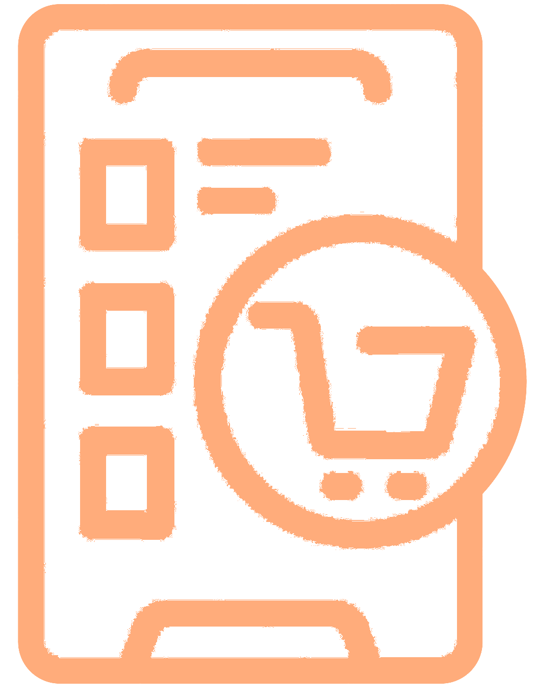 mobile shopping list app icon 96318 171349